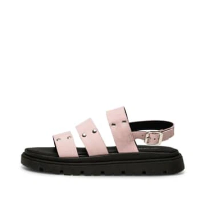 Shoe The Bear Rebecca Slingback Leather Suede In Pink