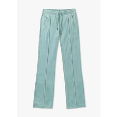 Juicy Couture Womens Tina Track Pants With Diamonte In Blue Surf