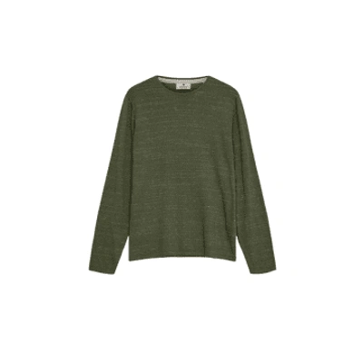 Anerkjendt Sail Cotton Knit In Olivine From In Green