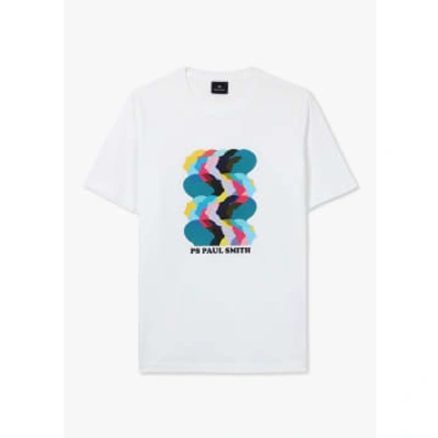 Paul Smith Mens Heads Up T-shirt In White