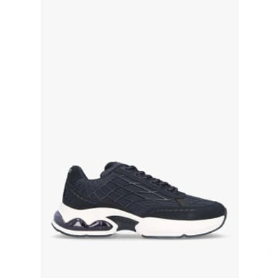 Mallet Mens Neptune Trainers In Navy Reflect In Blue