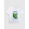 Blue Sky Inn Mens Leaf T-shirt In White In Blue