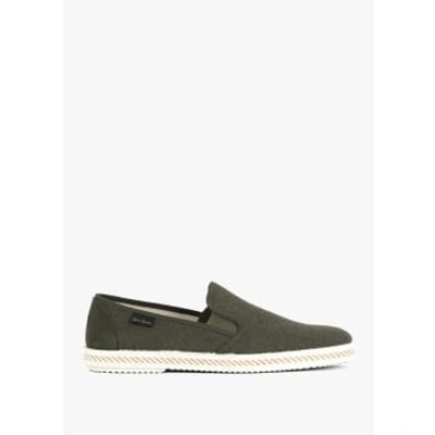 Oliver Sweeney Mens Linen Campomar Loafer Shoes In Khaki In Neutrals