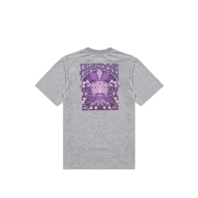 Hikerdelic Green Man Ss T-shirt In Grey Marl