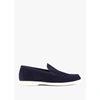 OLIVER SWEENEY MENS ALICANTE SUEDE LOAFERS IN NAVY