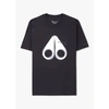 Moose Knuckles Maurice Logo-print T-shirt In Black