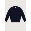 CIRCOLO 1901 NAVY BLUE TURTLE NECK SWEATER IN WOOL AND ALPACA BLEND FABRIC CN4198