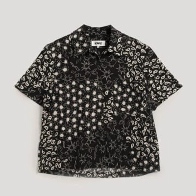 Ymc You Must Create Vegas Short Sleeve Shirt Black Multi