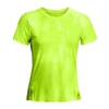 UNDER ARMOUR T-SHIRT LAUNCH ELITE PRINTED DONNA HIGH VIS YELLOW/REFLECTIVE