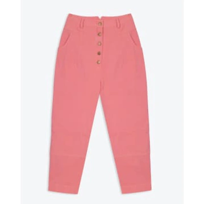 Lowie Five Button Trousers Bubblegum In Pink