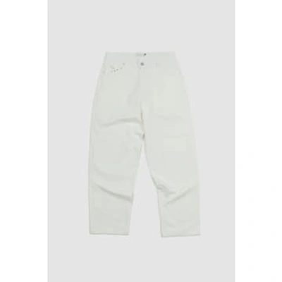 Pop Trading Company Drs Linen Trousers Off White