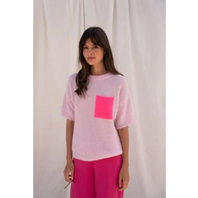 Maison Anje Babylo Pullover In Pink