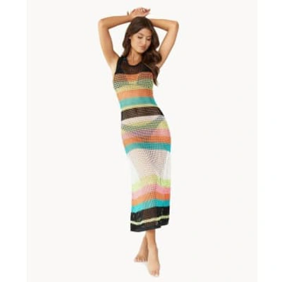 Pq Swim Shiloh Striped Dress In Blue