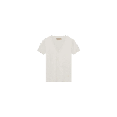 Mos Mosh Sink Short Sleeve Tee In Ecru In White