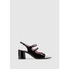 CAREL WOMAN'S PAPAYA BLACK WHITE HEELS