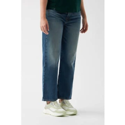 Frame Womens Le Jane Crop High Rise Jeans In Northville In Blue