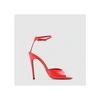 Victoria Beckham Leather Sandals In Orange