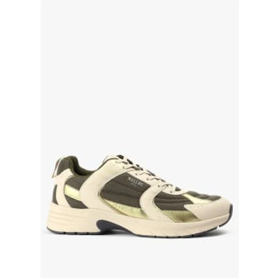 Mallet Mens Holloway Trainers In Khaki In Neutrals