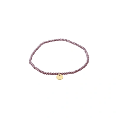 Pilgrim - Indie Beaded Bracelet | Purple