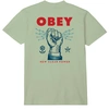 OBEY NEW CLEAR POWER T-SHIRT (CUCUMBER)