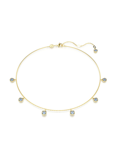 SWAROVSKI WOMEN'S IMBER GOLDTONE & BEZEL-SET CRYSTAL NECKLACE