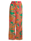Ramy Brook Women's Haley Printed Wide-leg Pants In Light Exotic Palm