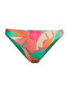 Ramy Brook Women's Isla Palm-print Bikini Bottom In Light Exotic Palm