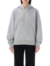 Saint Laurent Cassandre Hoodie In Grey