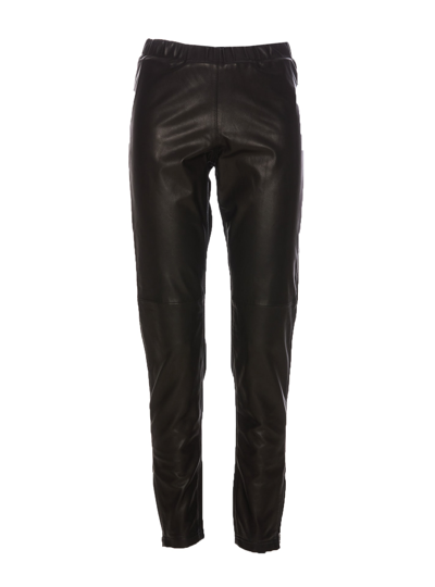 P.a.r.o.s.h Leather Leggings In Black