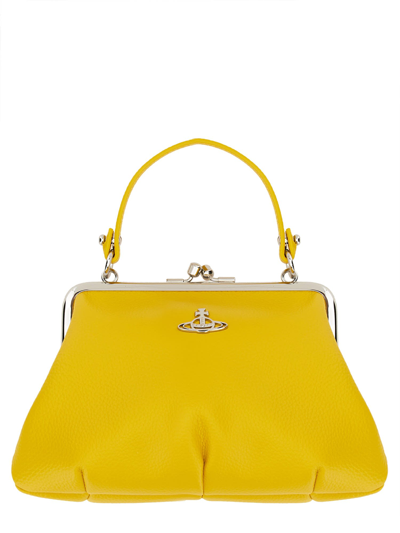 Vivienne Westwood Granny Frame Bag In Yellow
