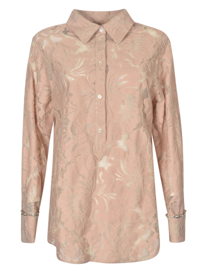 N°21 Floral Lace Shirt In Pink