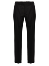 Saint Laurent Black Wool Trousers In Black