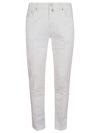 Jacob Cohen Slim Crop Carrot Trousers With Back Pockets In D