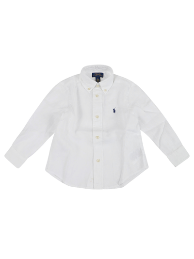 Ralph Lauren Kids' Clbdppc-shirts-sport Shirt In White