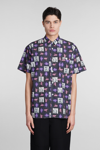 Comme Des Garçons Shirt Andy Warhol Printed Cotton Shirt In Multicolor