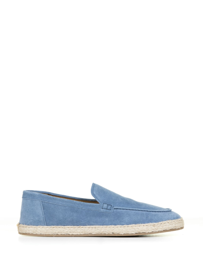 Doucal's Loafers In Denim