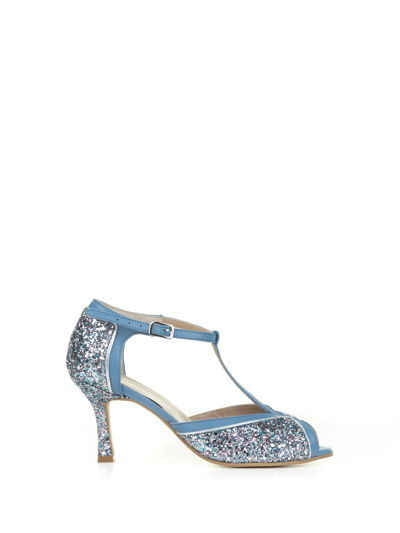 Hope High-heeled Shoe In Azzurro
