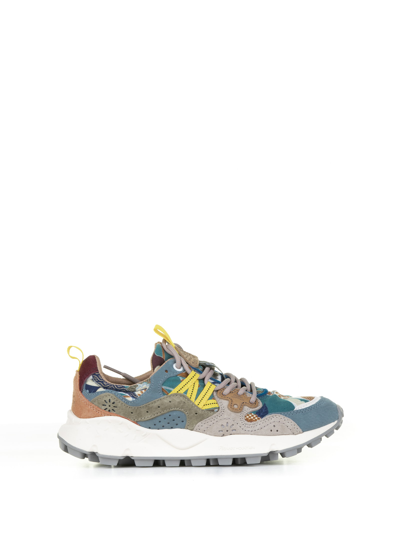 Flower Mountain Sneakers In Taupe Azure