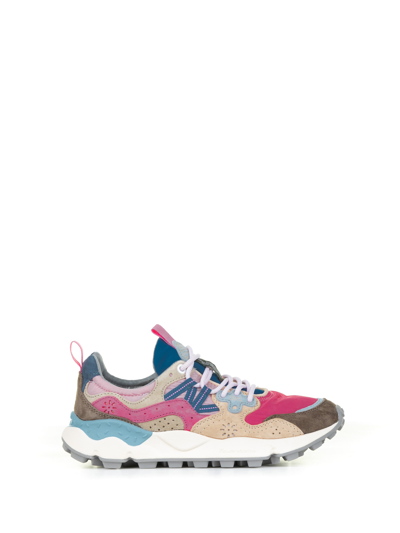 Flower Mountain Trainers In Pink Multi
