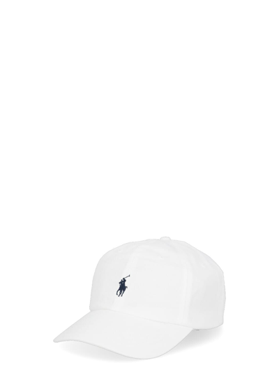 Ralph Lauren Baseball Hat With Pony In White