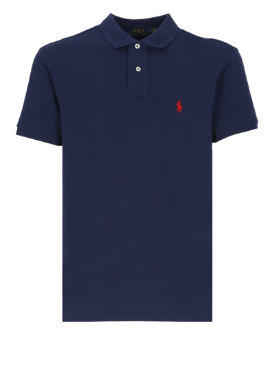Ralph Lauren Polo Shirt With Pony In Blue