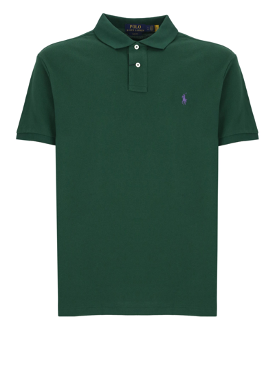 Ralph Lauren Polo Shirt With Pony In Green