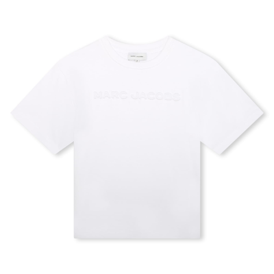 Marc Jacobs Kids' T-shirt Con Logo In White