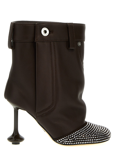 Loewe Toy Ankle Boots In Brown