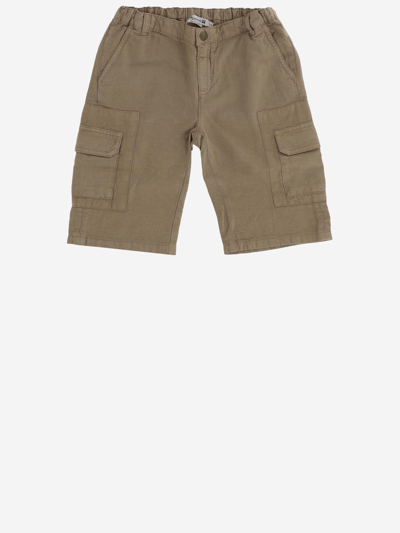 Bonpoint Kids' Lyocell Blend Shorts In Brown