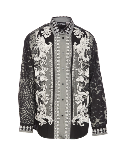 VERSACE JEANS COUTURE POP ANIMAL BAROQUE SHIRT