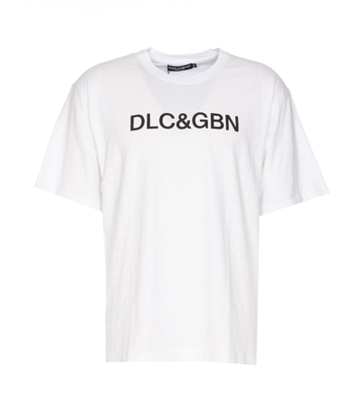 Dolce & Gabbana Logo Print T-shirt White
