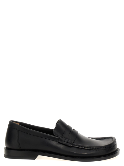 Loewe Campo Loafers In Black