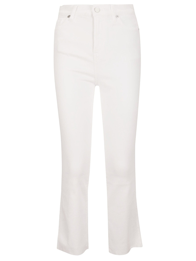 7 For All Mankind Hw Slim Kick Luxvinsol In White