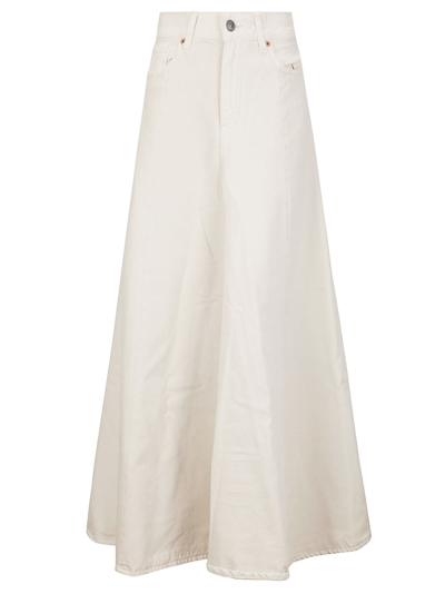 Haikure Serenity A-line Maxi Skirt In Natural